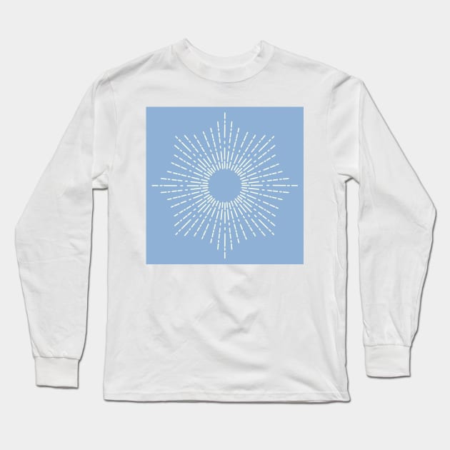 circular star pattern Long Sleeve T-Shirt by stupidpotato1